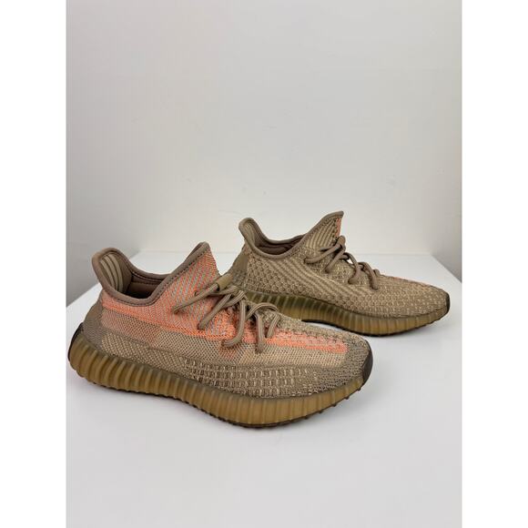 Adidas Yeezy Boost 350 V2 Men\'s Sneakers 6.5 Sand Taupe Running Shoes FZ5240